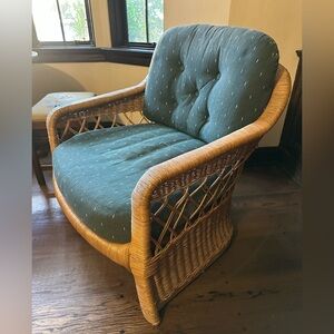 Ficks Reed vintage woven rattan 4 pc furniture suite RARE!